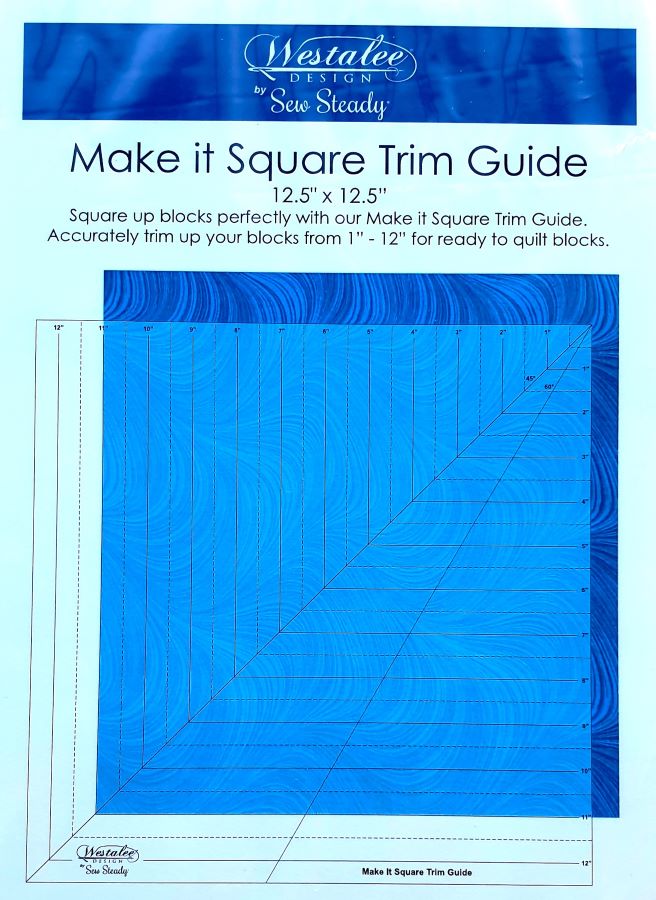 Punch with Judy > Make It Square Ruler 12.5" by Westalee Design